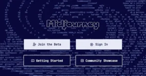 MidJourney AI platform for generating creative and high-quality AI art.